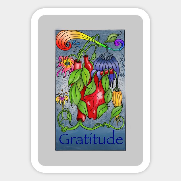 Gratitude Sticker by pvjaffe